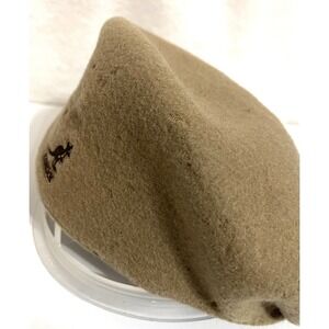 NWT Kangol Men's Wool 504 Flat Cap Rustic Caramel Size M Casual Iconic Design